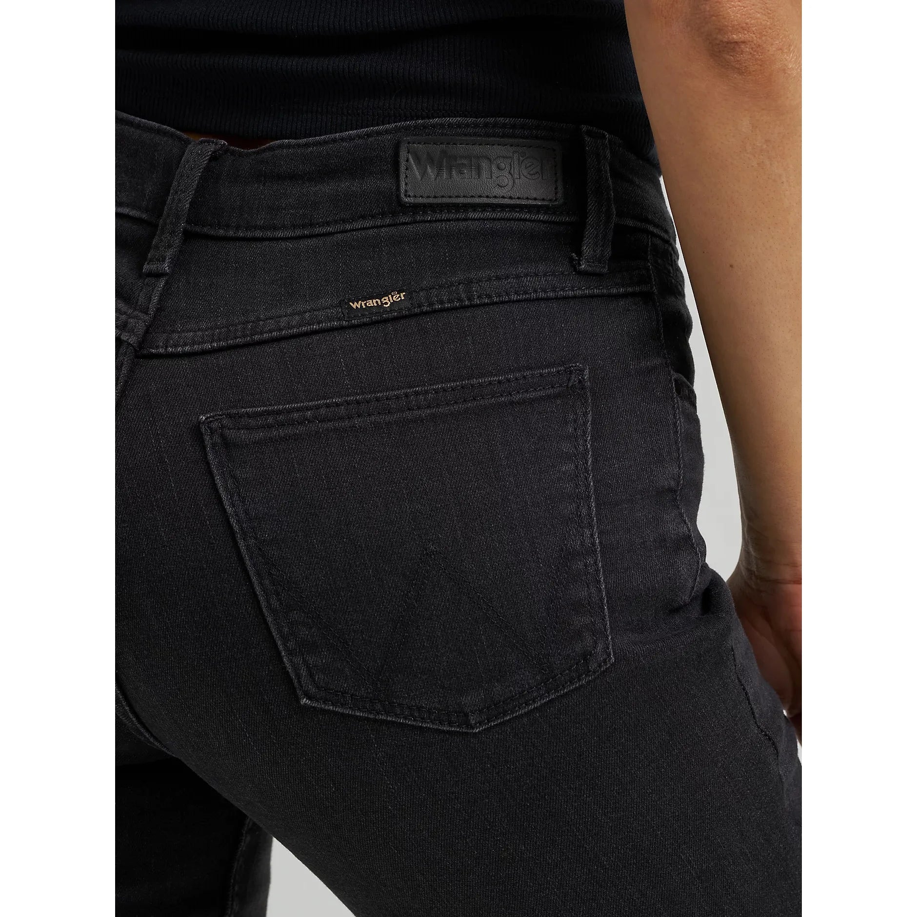 Women's Wrangler® High Rise Bold Boot Jean-Black