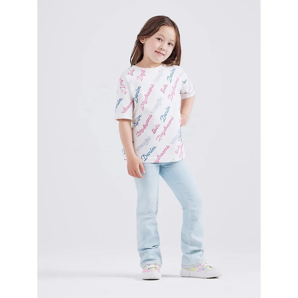 WRANGLER X BARBIE™ GIRL'S BOOTCUT JEAN IN KEN BLUE