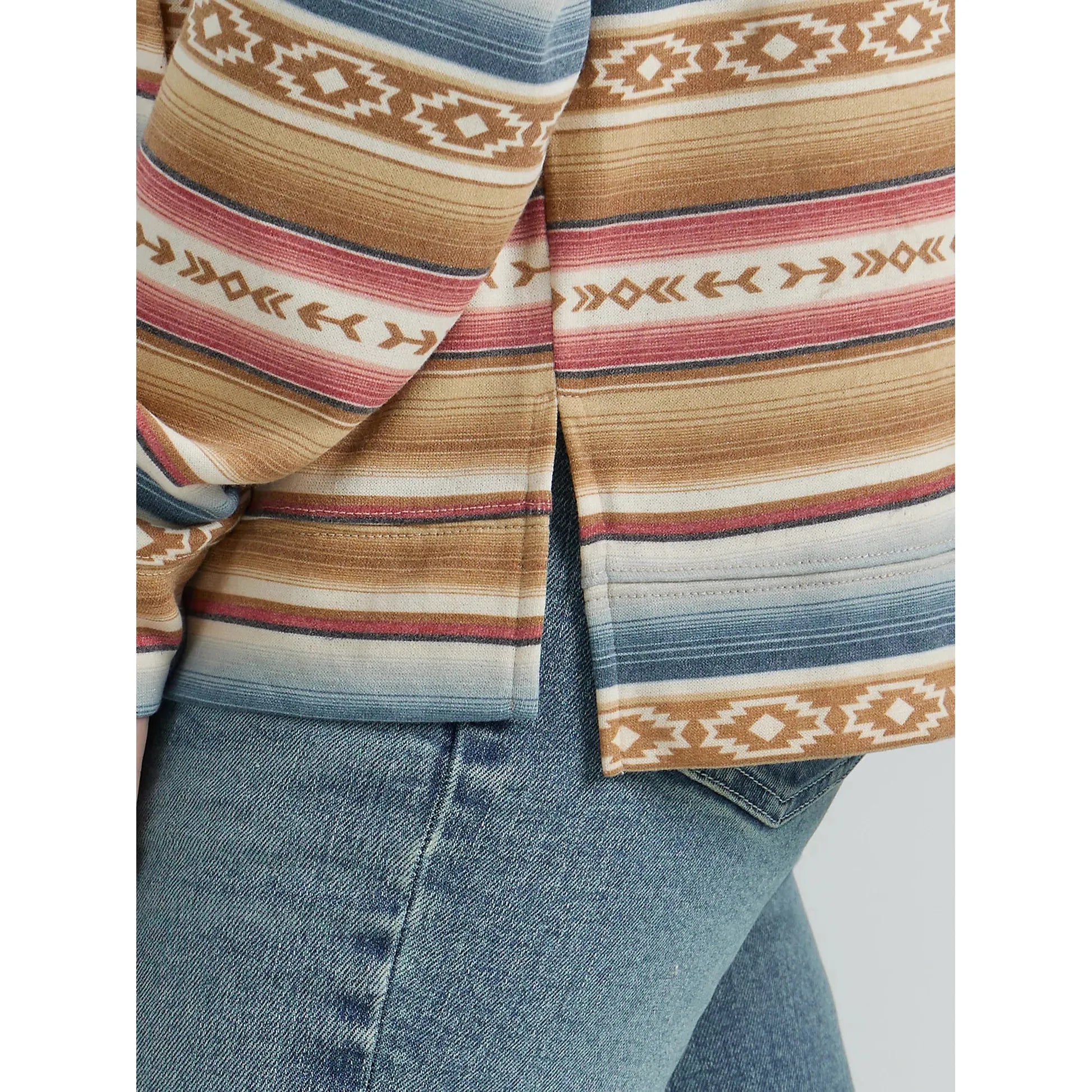 Women's Wrangler Geometric Relaxed Pullover Hoodie