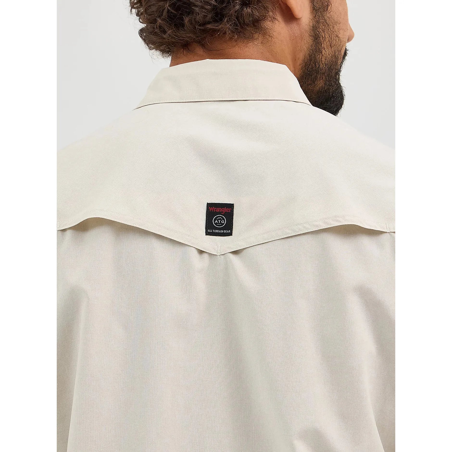 Men's Wrangler ATG™ Drover Utility Shirt-Pelican