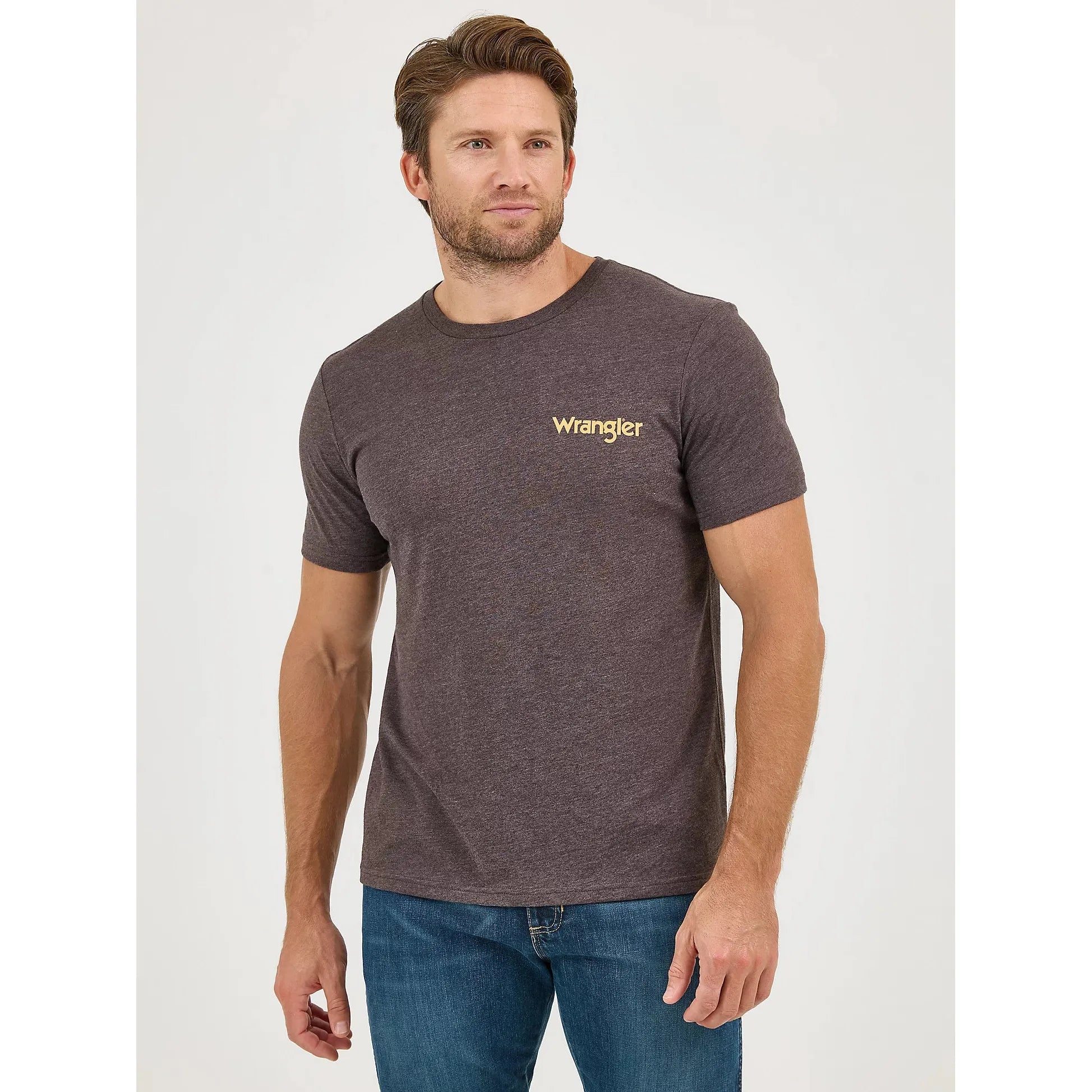 Men's Wrangler Back Graphic T-shirt-Desert Bistre