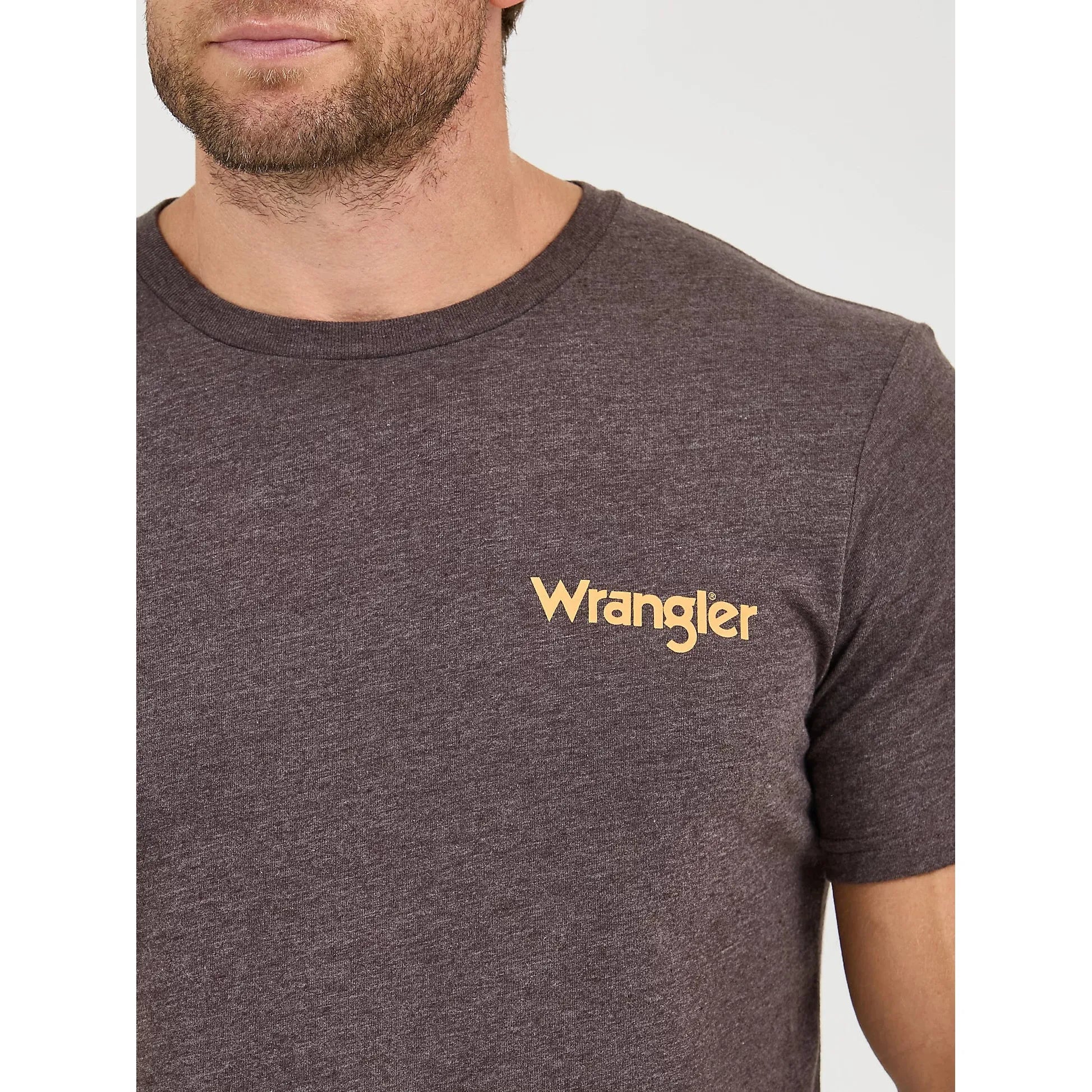 Men's Wrangler Back Graphic T-shirt-Desert Bistre