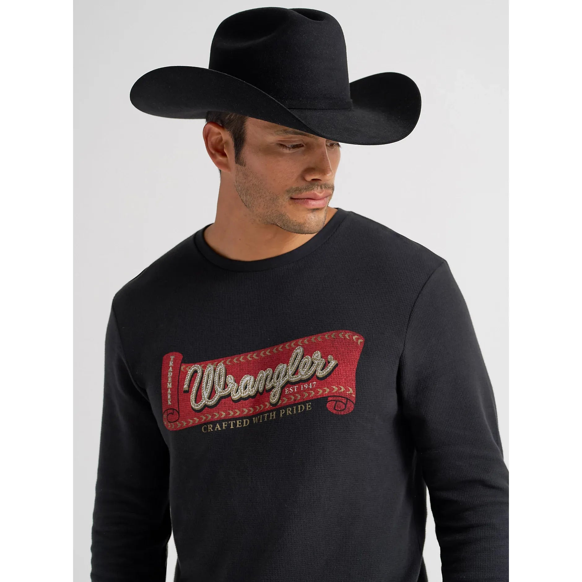Men's Wrangler Graphic Thermal Long Sleeve T-Shirt