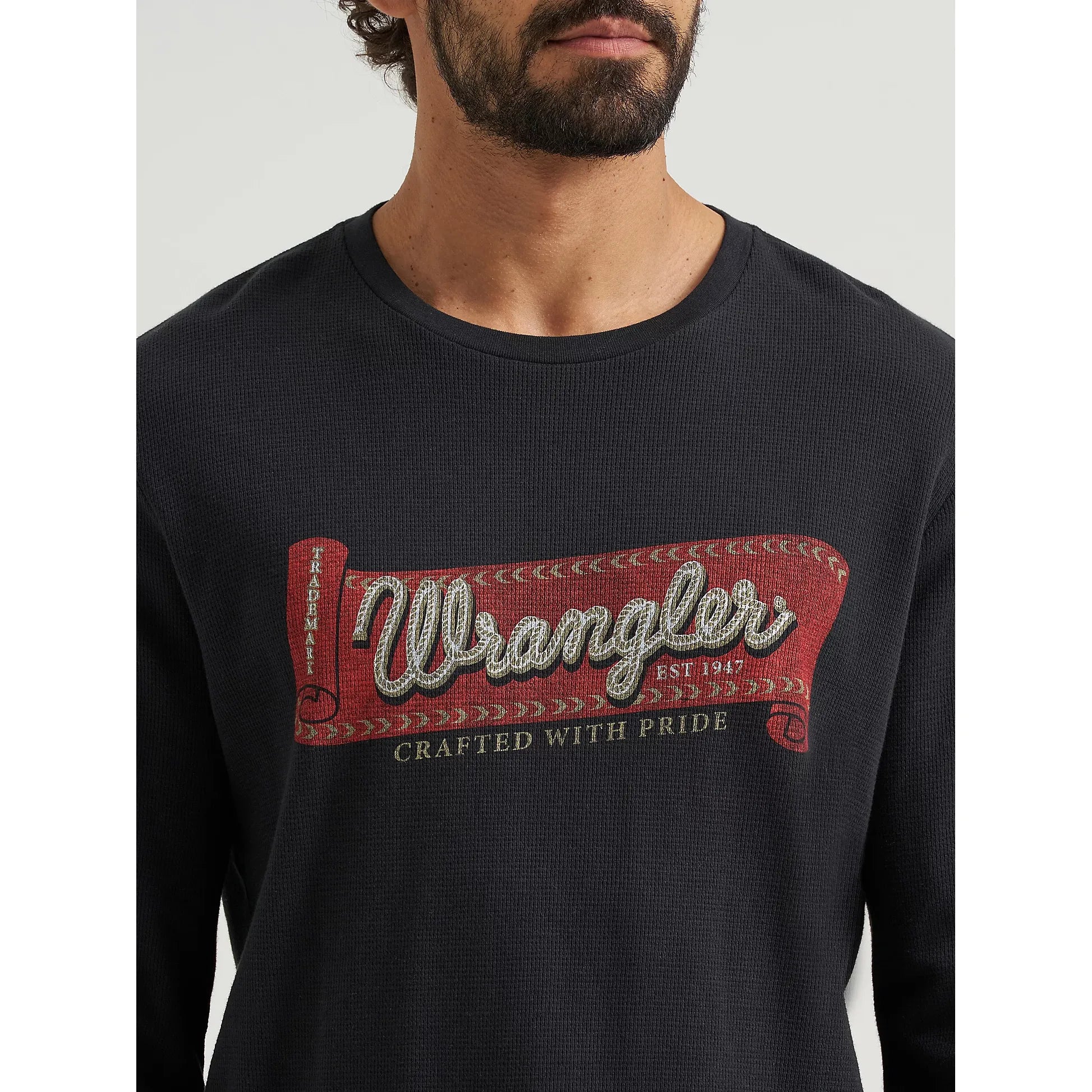 Men's Wrangler Graphic Thermal Long Sleeve T-Shirt