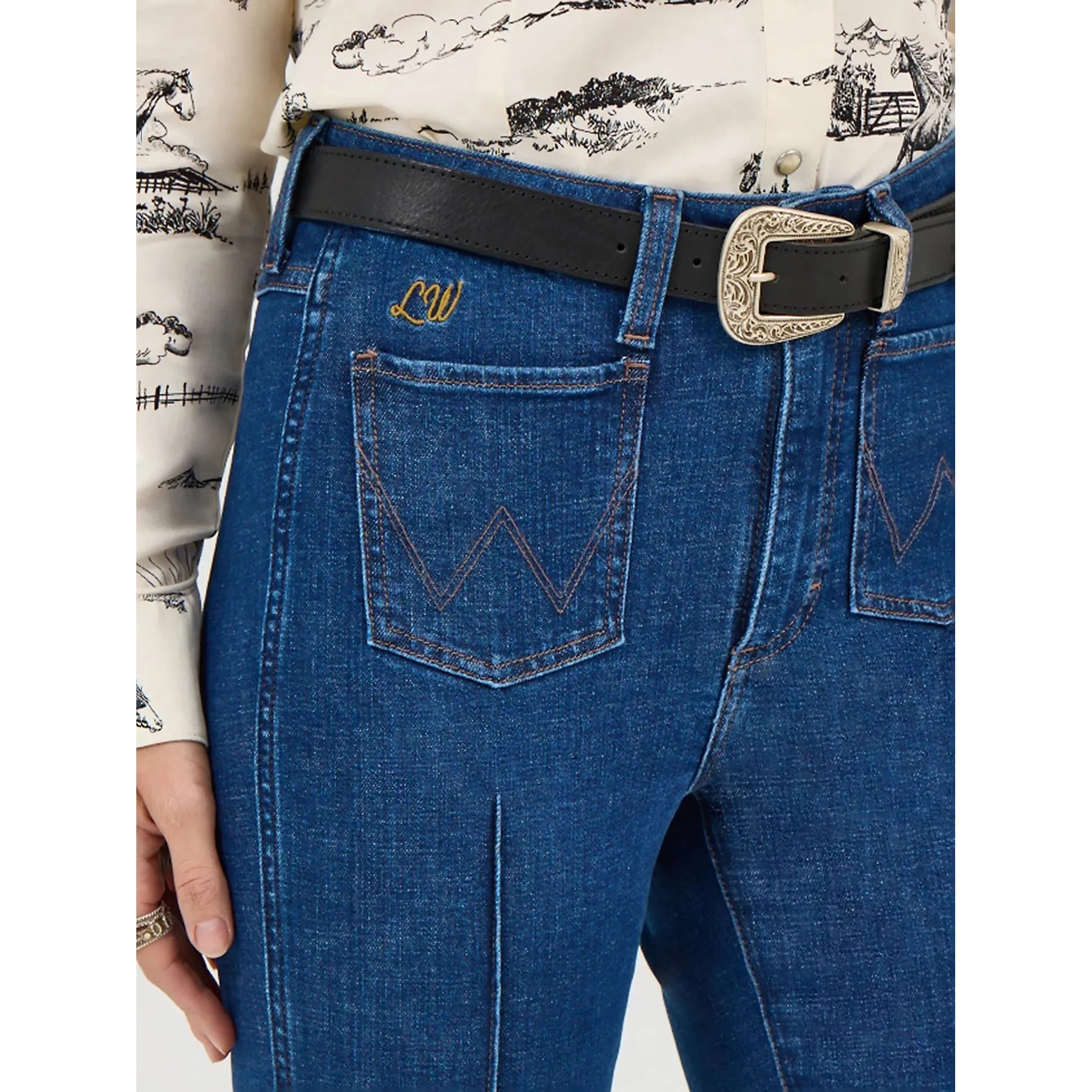 Women's Wrangler X Lainey Wilson Bare Back Flare Jeans