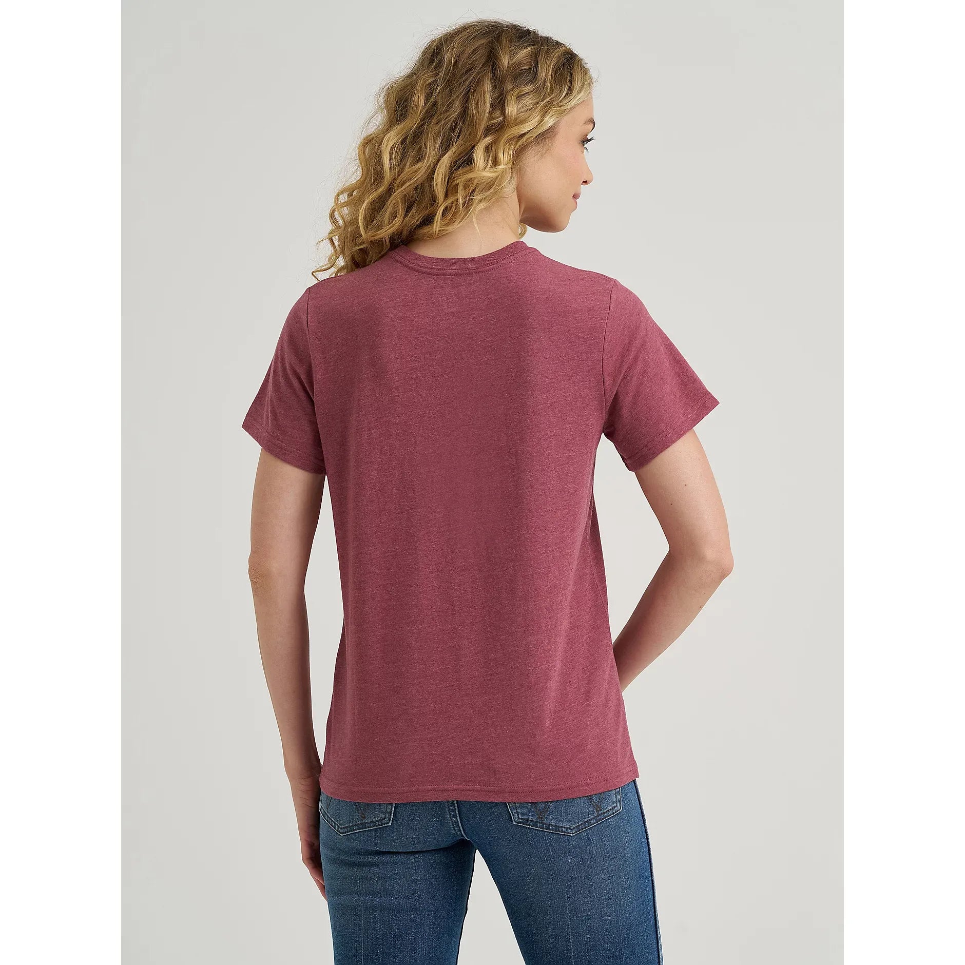 Women's Wrangler Southwestern Graphic Regular Fit Tee-Roan Rouge