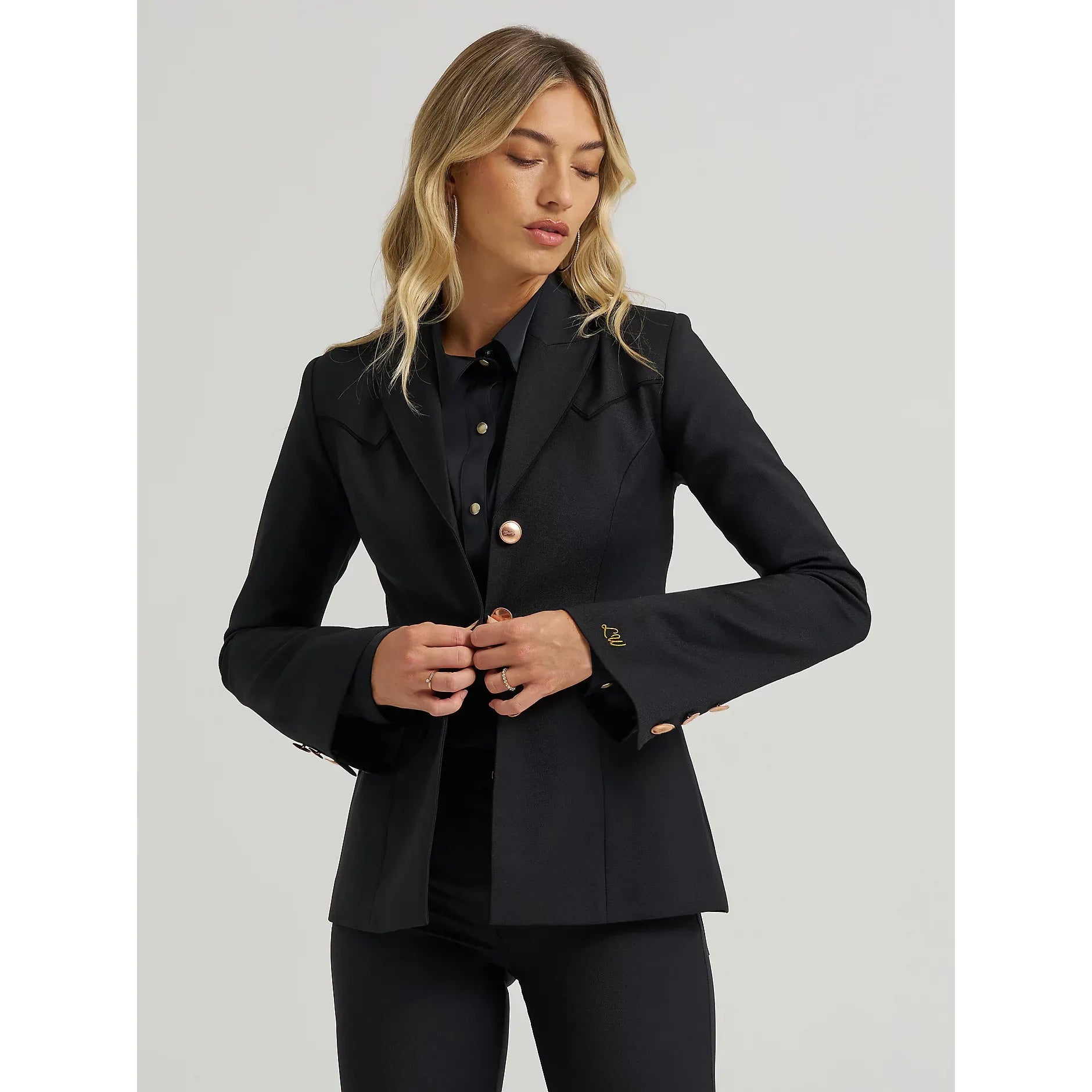 Women's Wrangler x Lainey Wilson Wrancher Blazer-Black