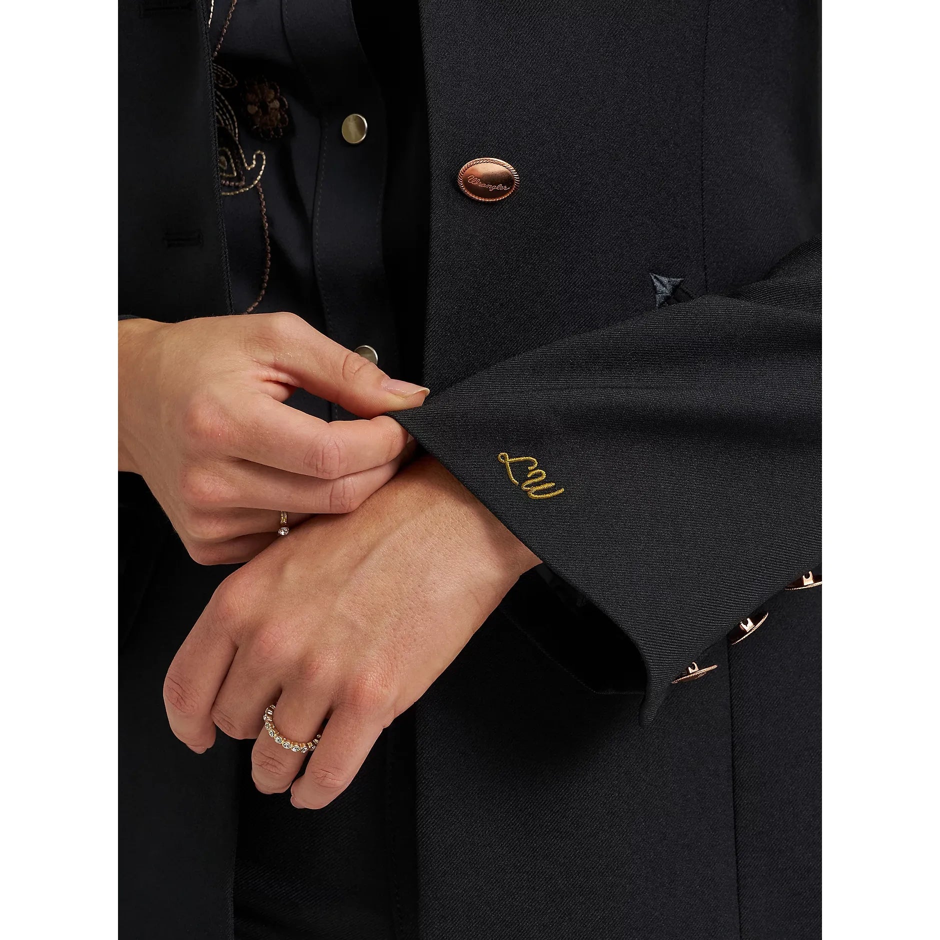 Women's Wrangler x Lainey Wilson Wrancher Blazer-Black