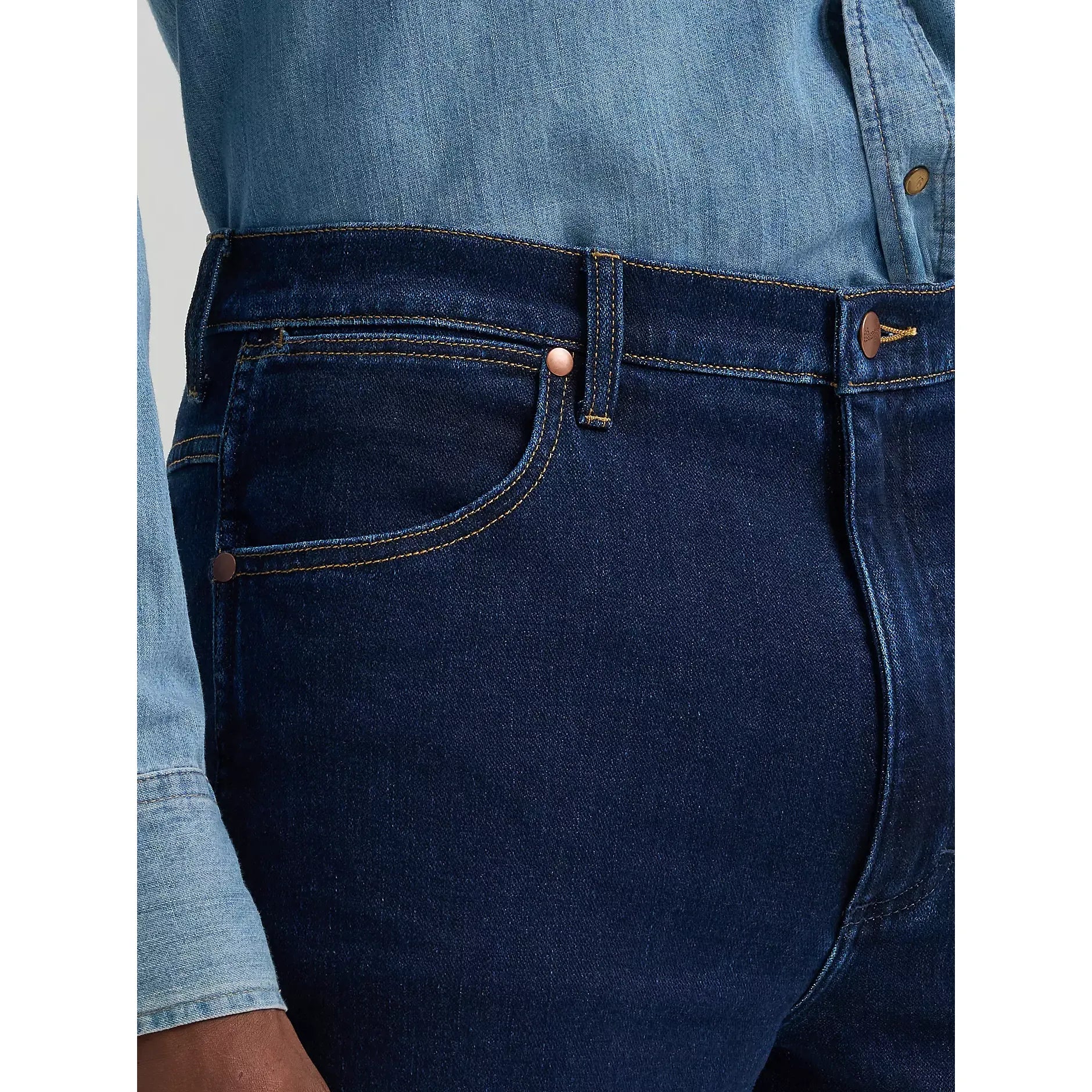 Men's Wrangler® Toughlite™ Cowboy Cut® Slim Fit Jean-Rinse - CWesternwear