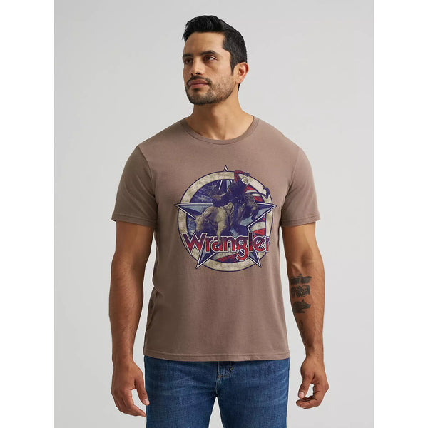 Men's Wrangler Americanas Star Graphic T-Shirt-Walnut