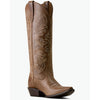 Ariat Women's Calera X Toe Western Boot-Waxed Taupe