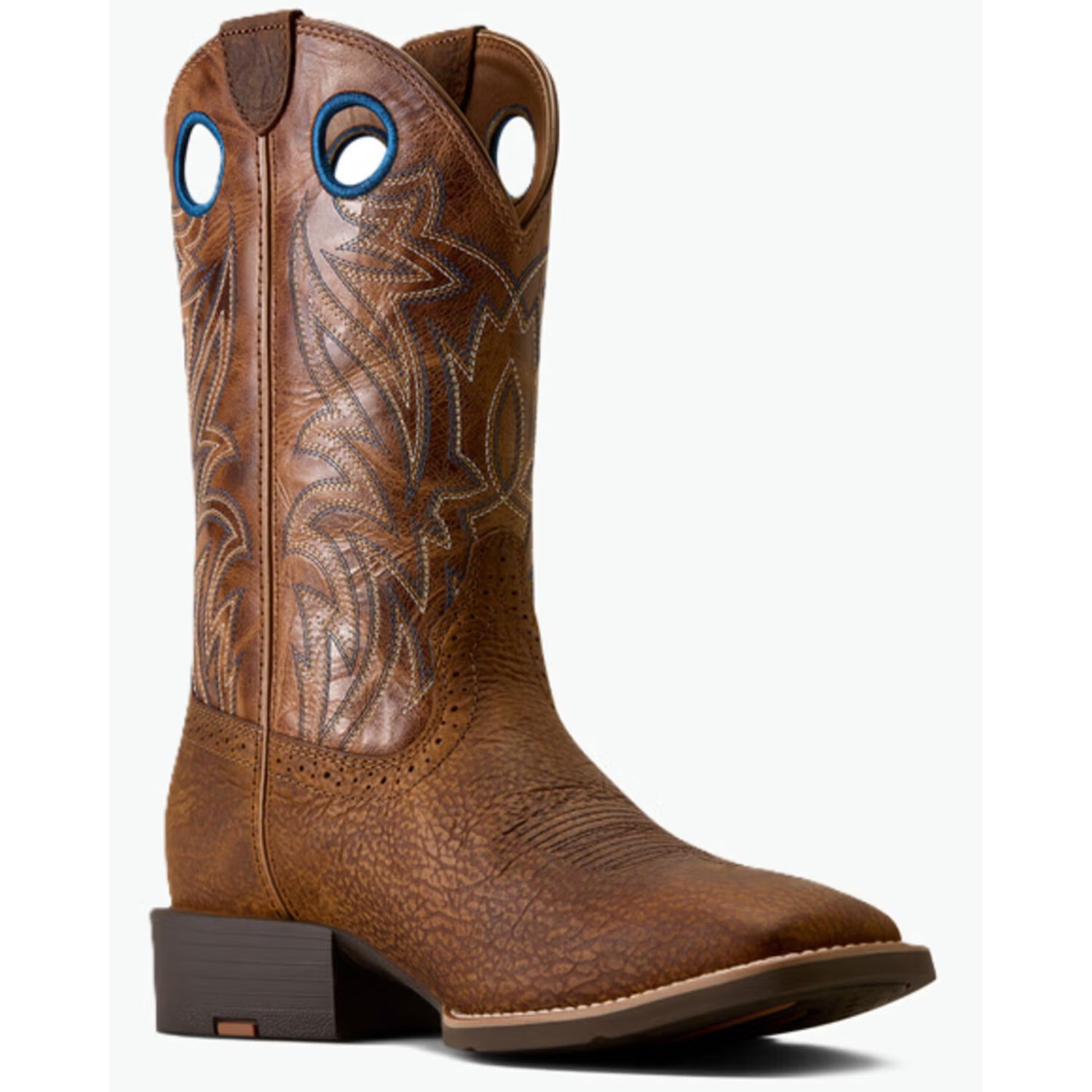 Men's Ariat Sport Sidebet Performance Cowboy Boot-Dark Tan