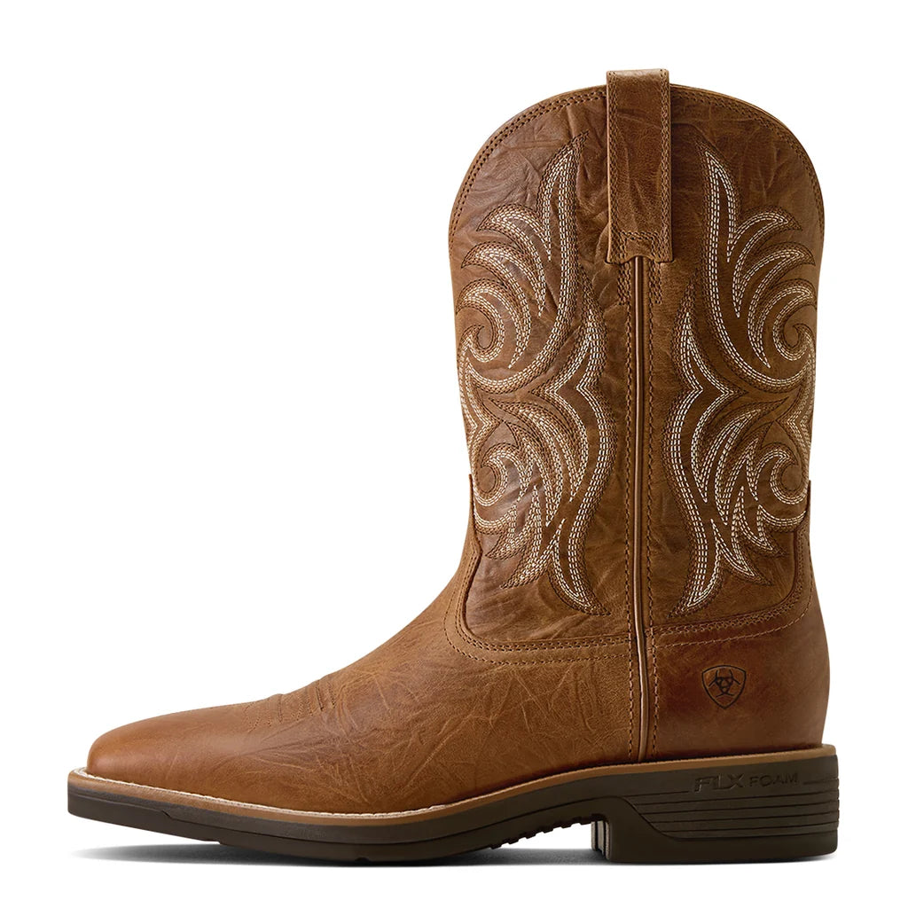 Men's Ariat Ranger Wide Square Cowboy Boot-Sunbaked Tan