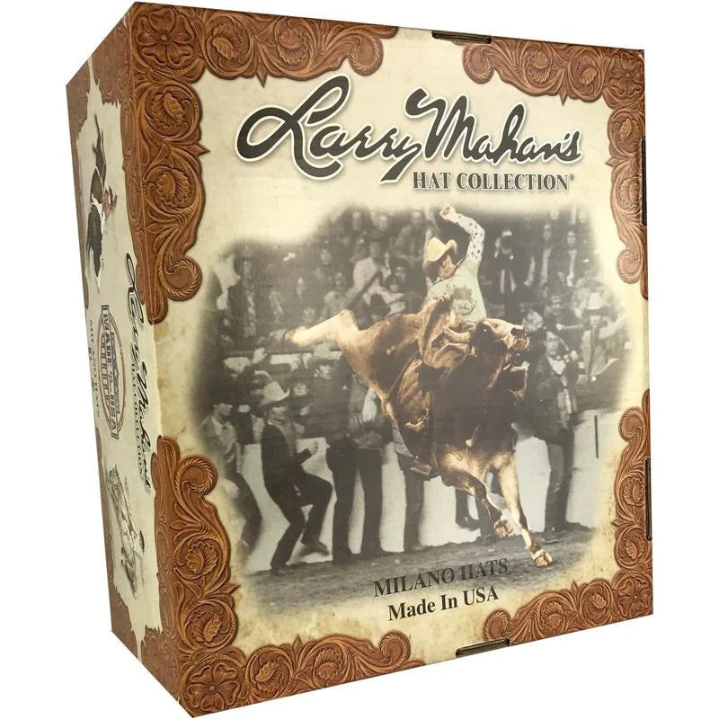 6X Larry Mahan's Platinum REAL Beaver Fur Felt Western Cowboy Hat - CWesternwear