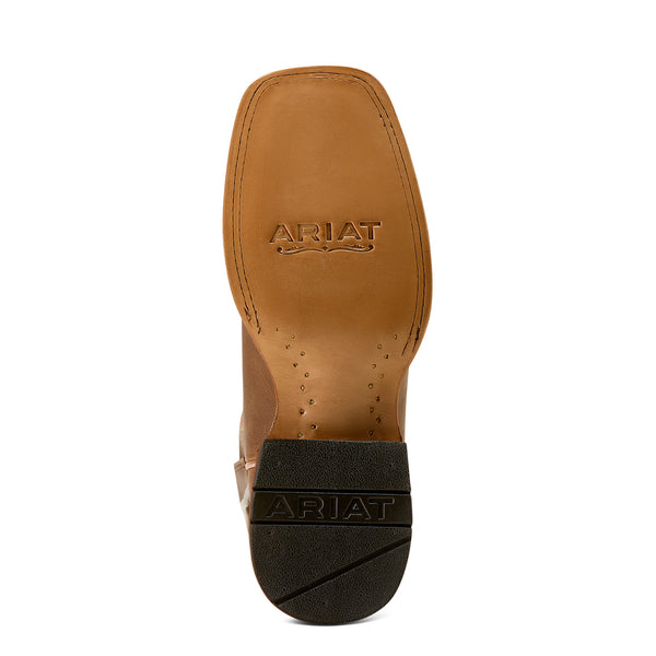 Ariat Women's County Lane Wide Square Toe Western Boot-Neutral Tan - CWesternwear