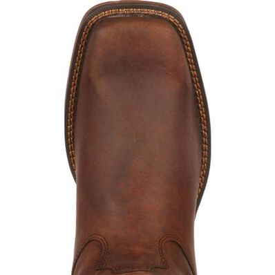 MEN'S REBEL™ BY DURANGO® BROWN PULL-ON WESTERN BOOT