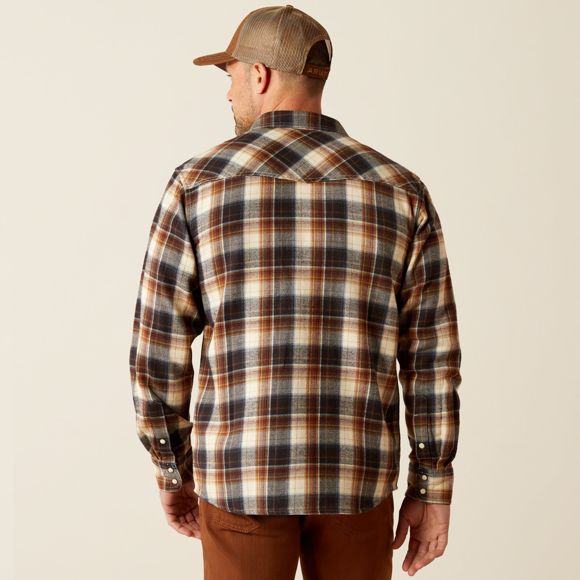 Men's Ariat Harford Retro Fit Shirt - Black