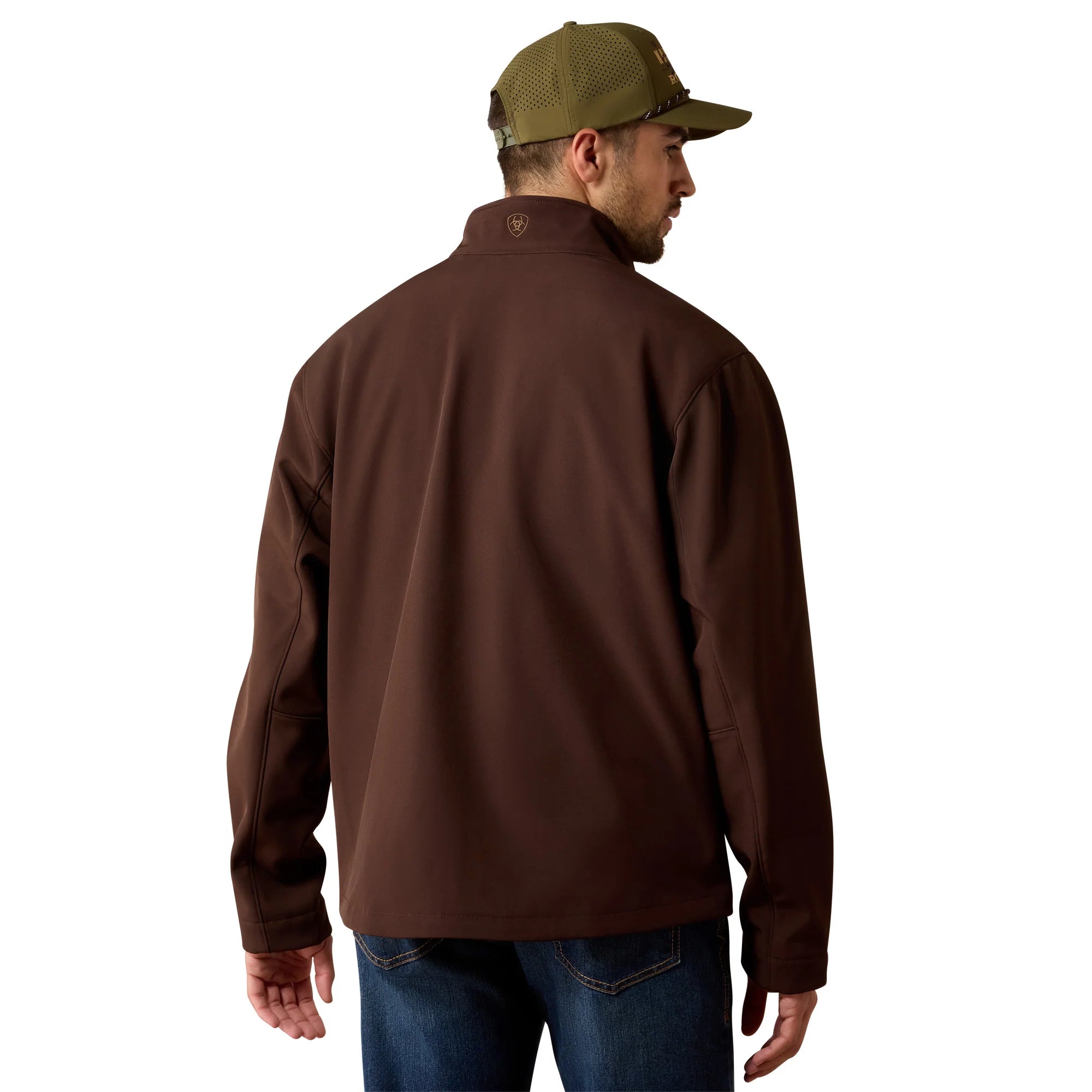 Ariat Men's Chest Logo Softshell Jacket-Mole