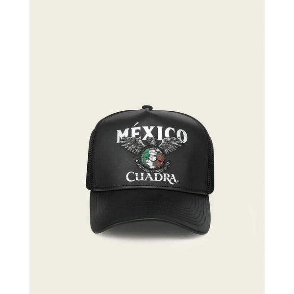 Limited Edition Black Leather Cap – Mexico 2026