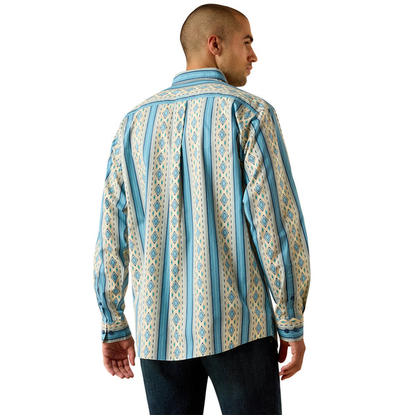Men's Ariat Jaden Classic Fit Shirt-Summer Melon Southwest Print