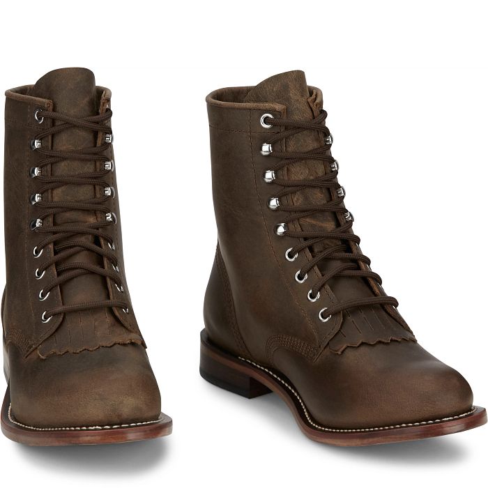 Men's Justin Drennan 7" Lace-Up Roper-Brown