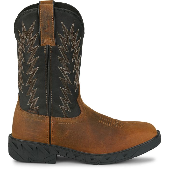 Men's Justin Taskmaker 11" Waterproof-Brown