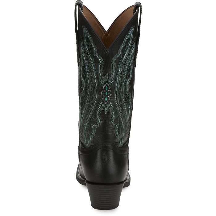 Women's Justin Rae 12" Western Boot-Black