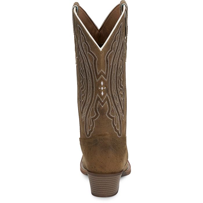 Women's Justin Rae 12" Western Boot-Taupe