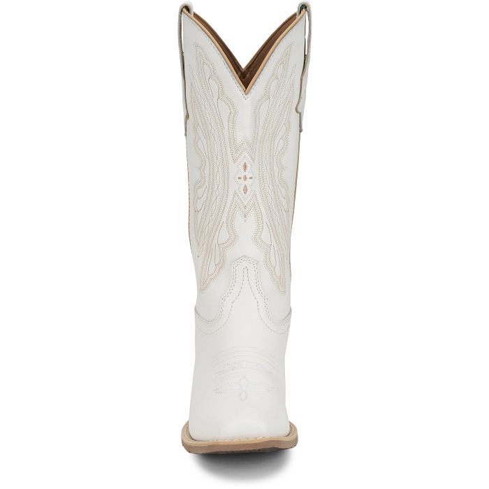 Women's Justin Rae 12" Western Boot-White