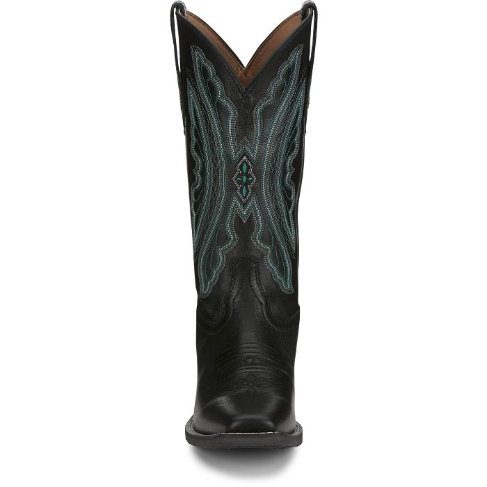 Women's Justin Rae 12" Western Boot-Black
