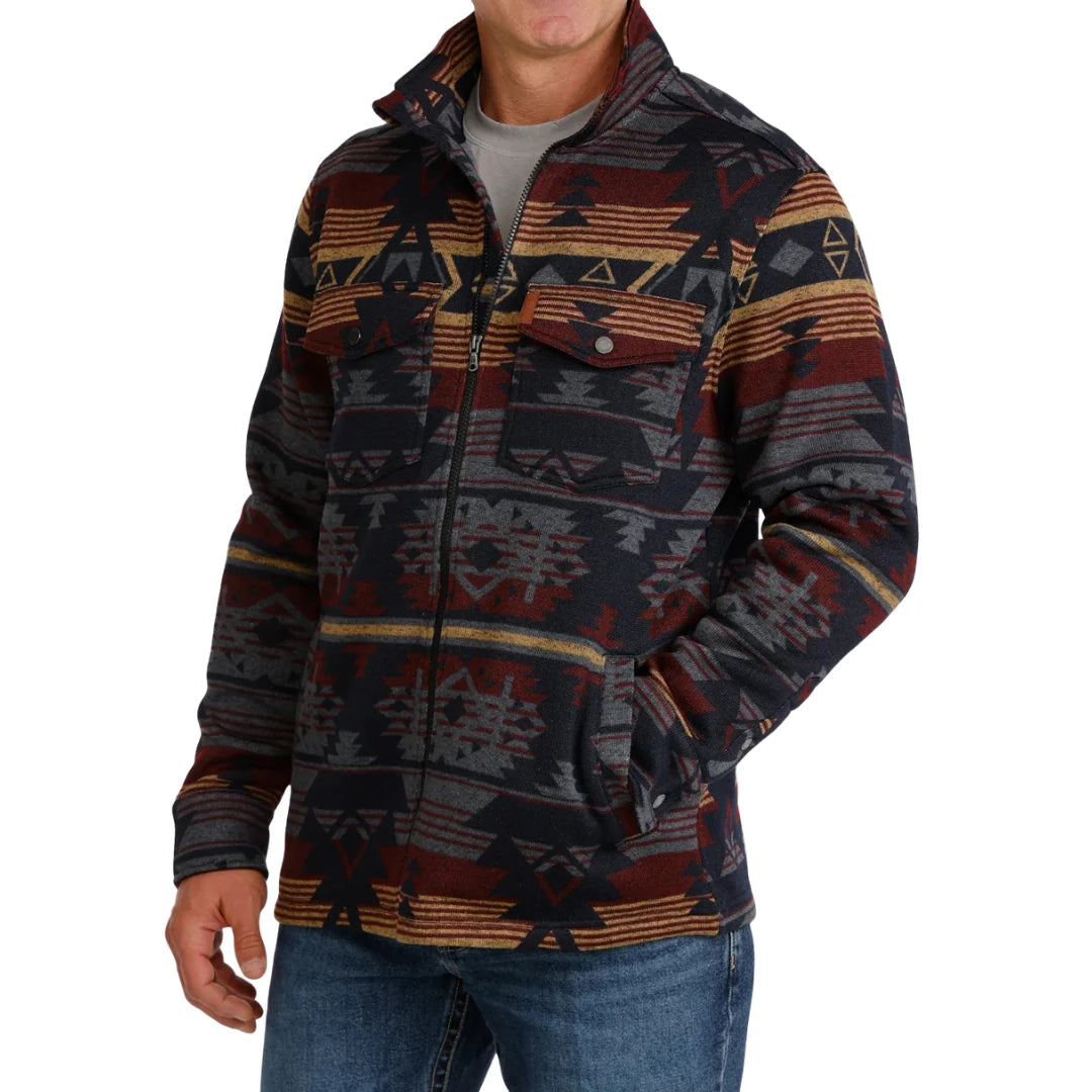 Cinch Men's Charcoal Sweater Knit Shirt Jacket