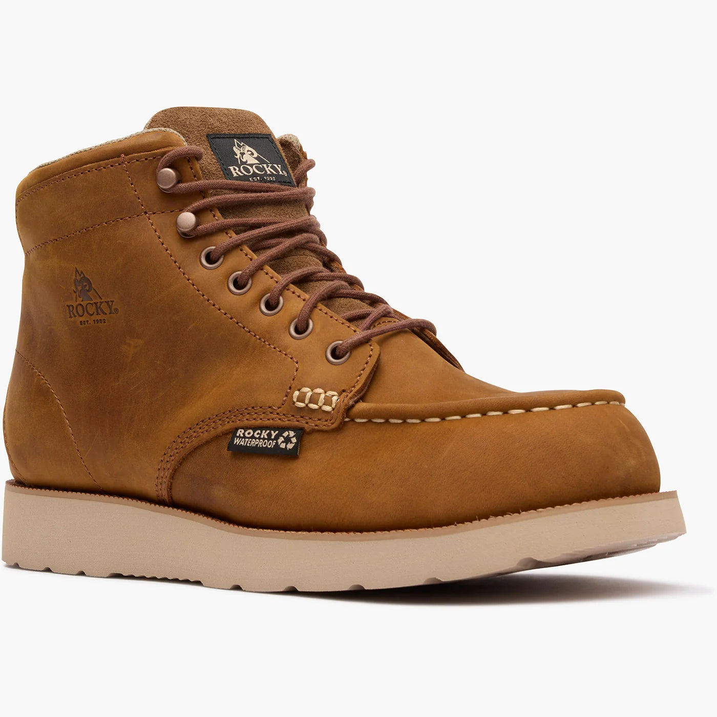 Men's Rocky MonoCrepe Wedge 6” Composite Toe Work Boot