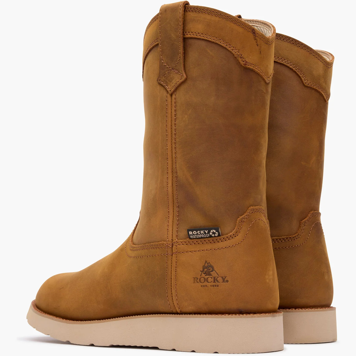 Men's Rocky MonoCrepe Wedge 11” Waterproof Work Boots