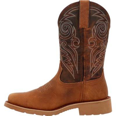 Men's Rocky Monocrepe 12" Steel Toe Western Boot - Tobacco