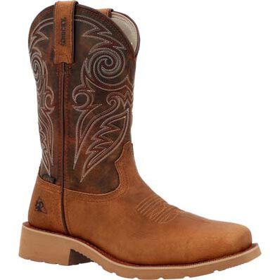 Men's Rocky Monocrepe 12" Steel Toe Western Boot - Tobacco