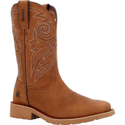 Men's Rocky Monocrepe 12" Western Boot - Cognac