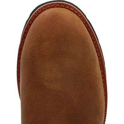 Men's Rocky Monocrepe Unlined Pull-On Western Boot-Brown