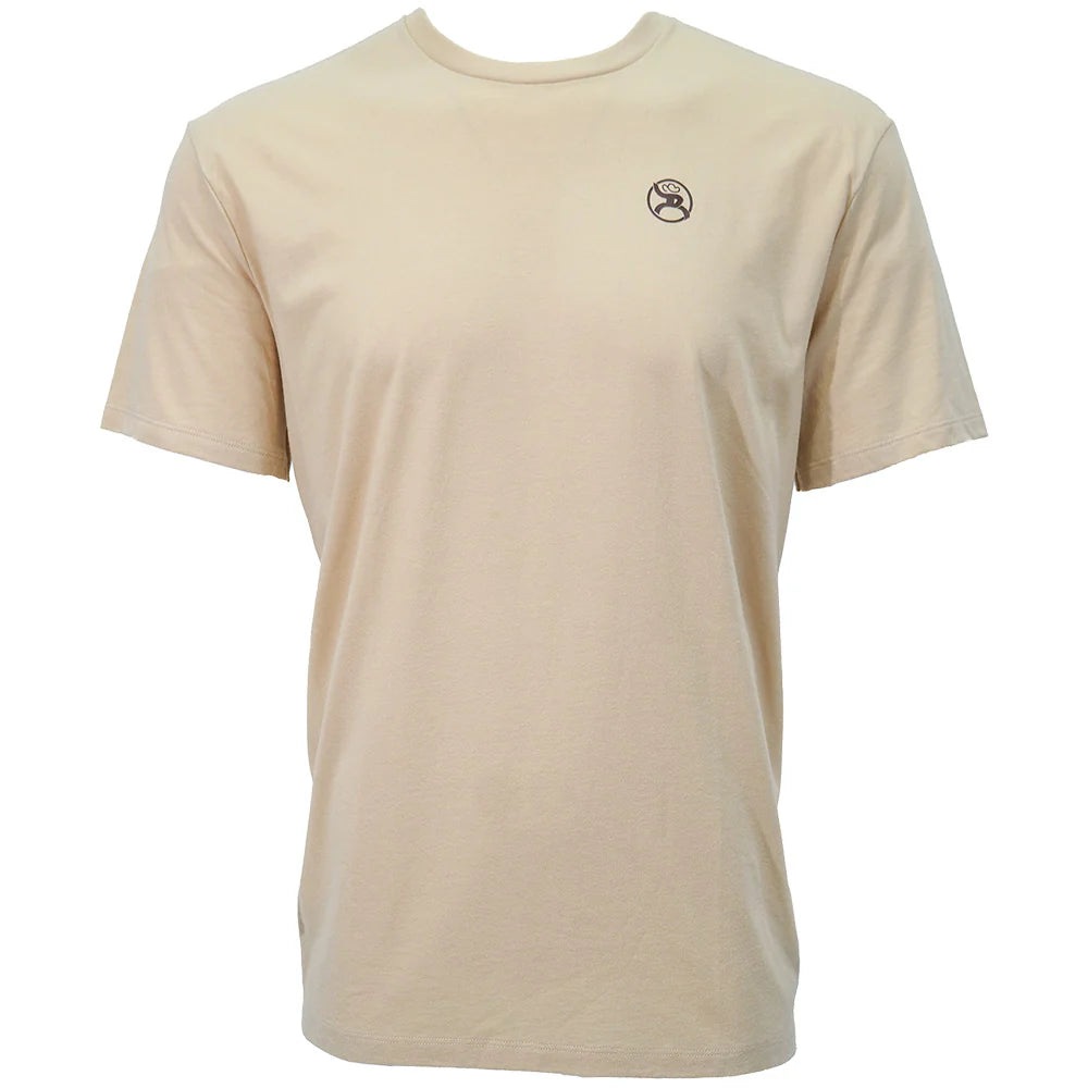 Men's Hooey "Lucky Strike" Tan Roughy T-shirt