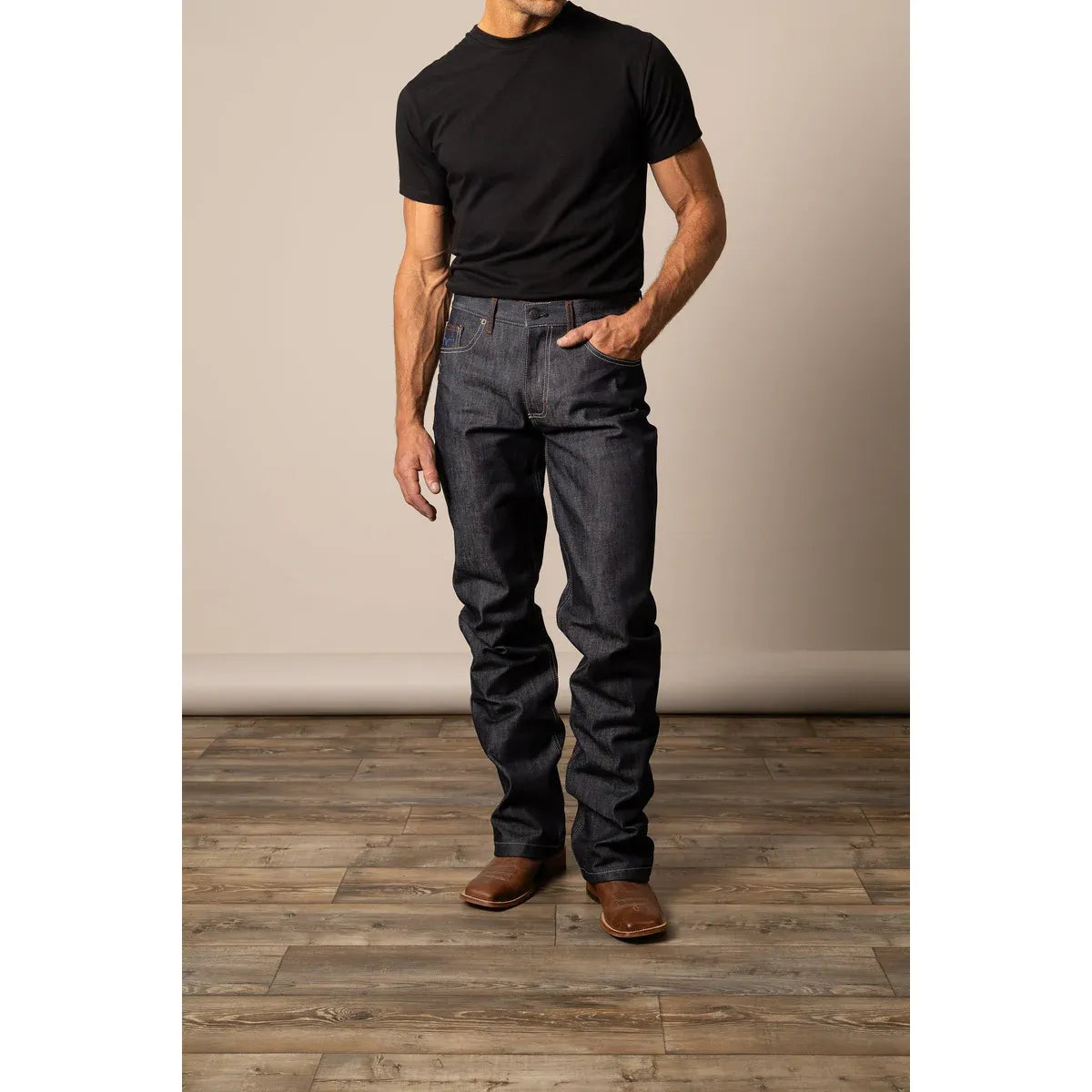 Kimes Ranch Raw Dillon Boot Cut Jean-Dark Wash - CWesternwear