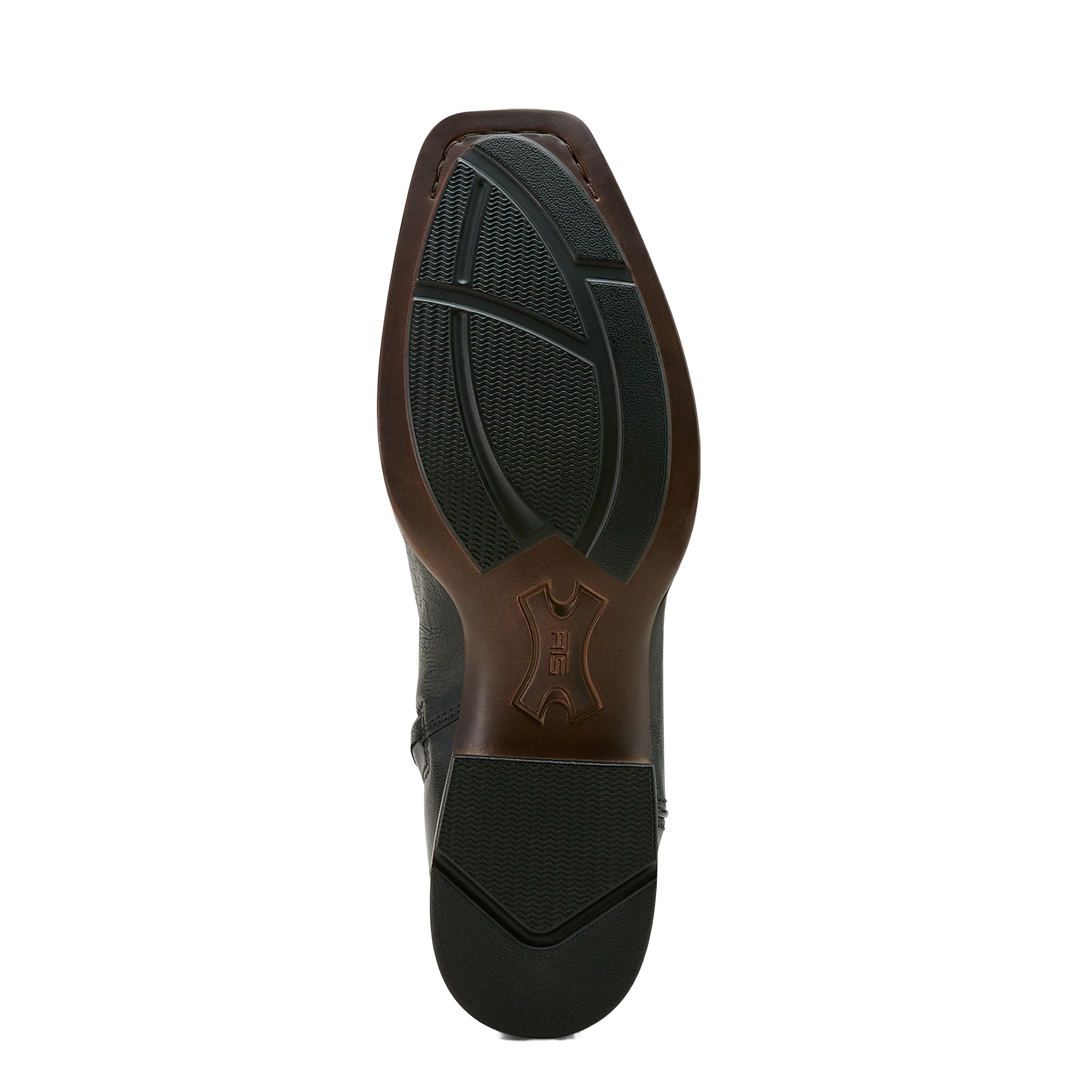 Men's Ariat Bodie Square Toe Western Boot-Iron Black