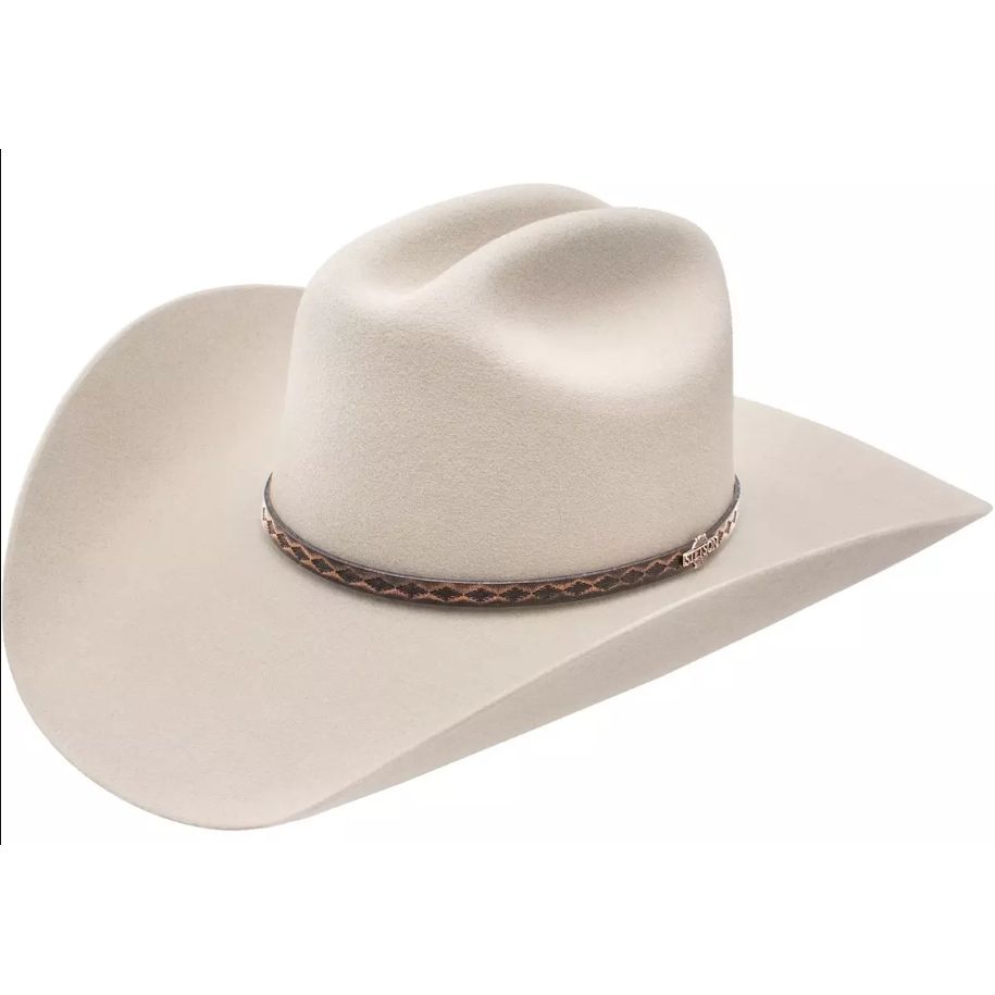 5x Stetson Medalist Silver Grey Cowboy Hat