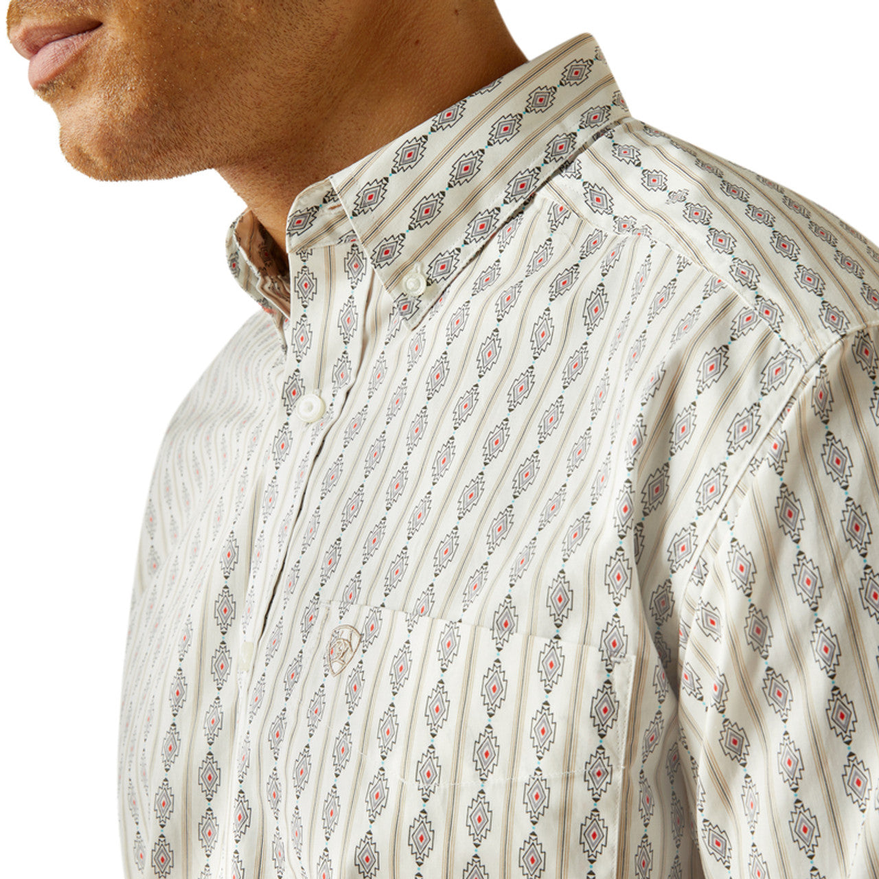 Men's Ariat William Classic Fit Shirt-White