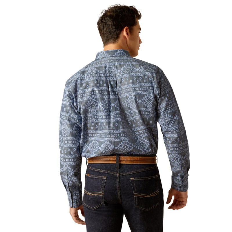 Men's Ariat Eddie Classic Fit Shirt - Navy