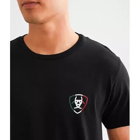 Men's Ariat Buckin' Baqueno T-Shirt-Black - CWesternwear