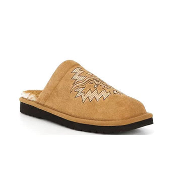Men's Ariat Rancher Square Toe Embroidery Horns Slipper-Tan