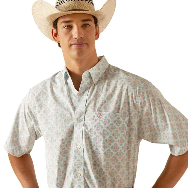 Men's Ariat Kai Classic Fit Short Sleeve Shirt