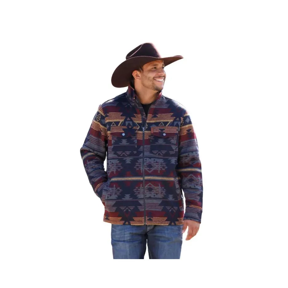 Cinch Men's Charcoal Sweater Knit Shirt Jacket