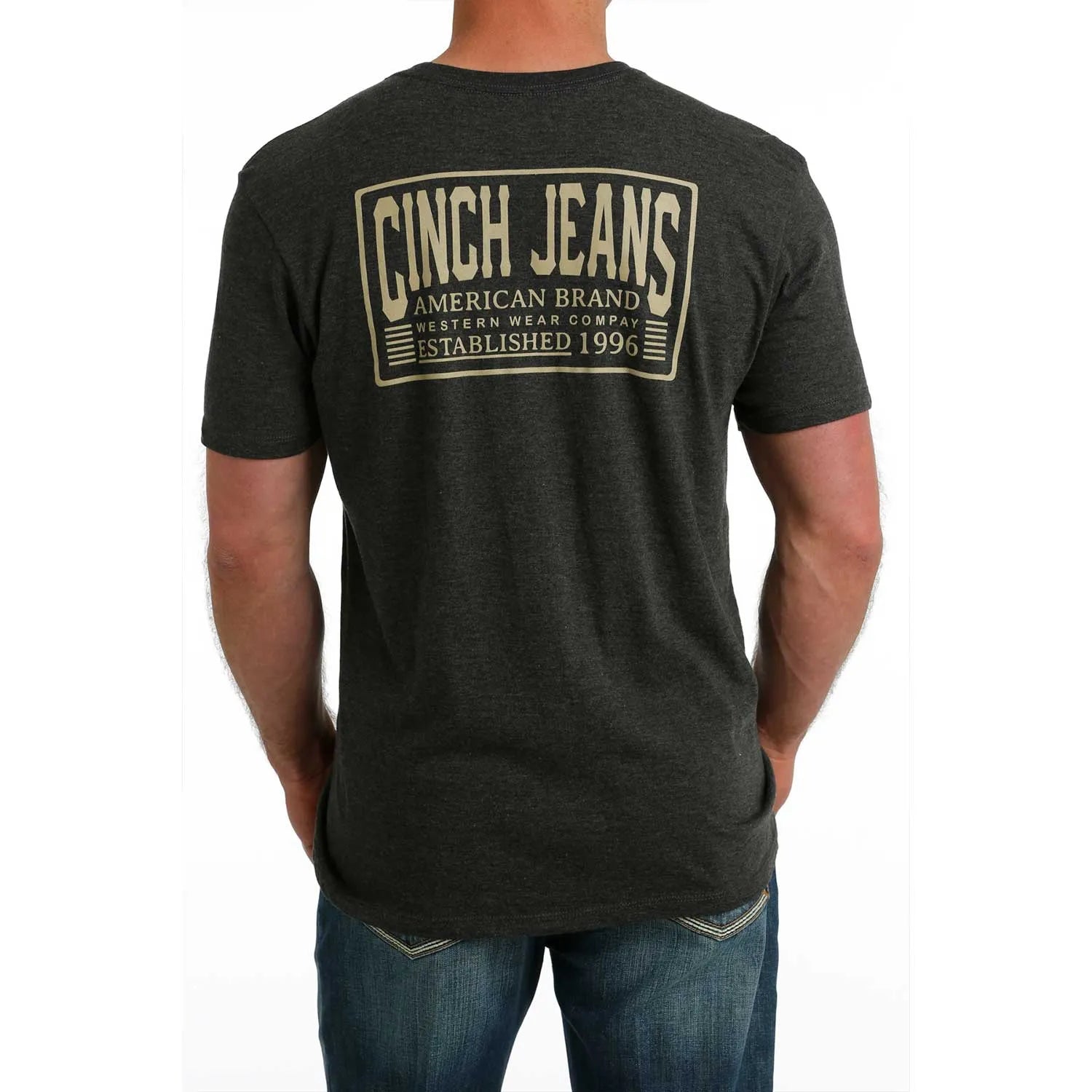 Men's Cinch Logo T-Shirt - Charcoal