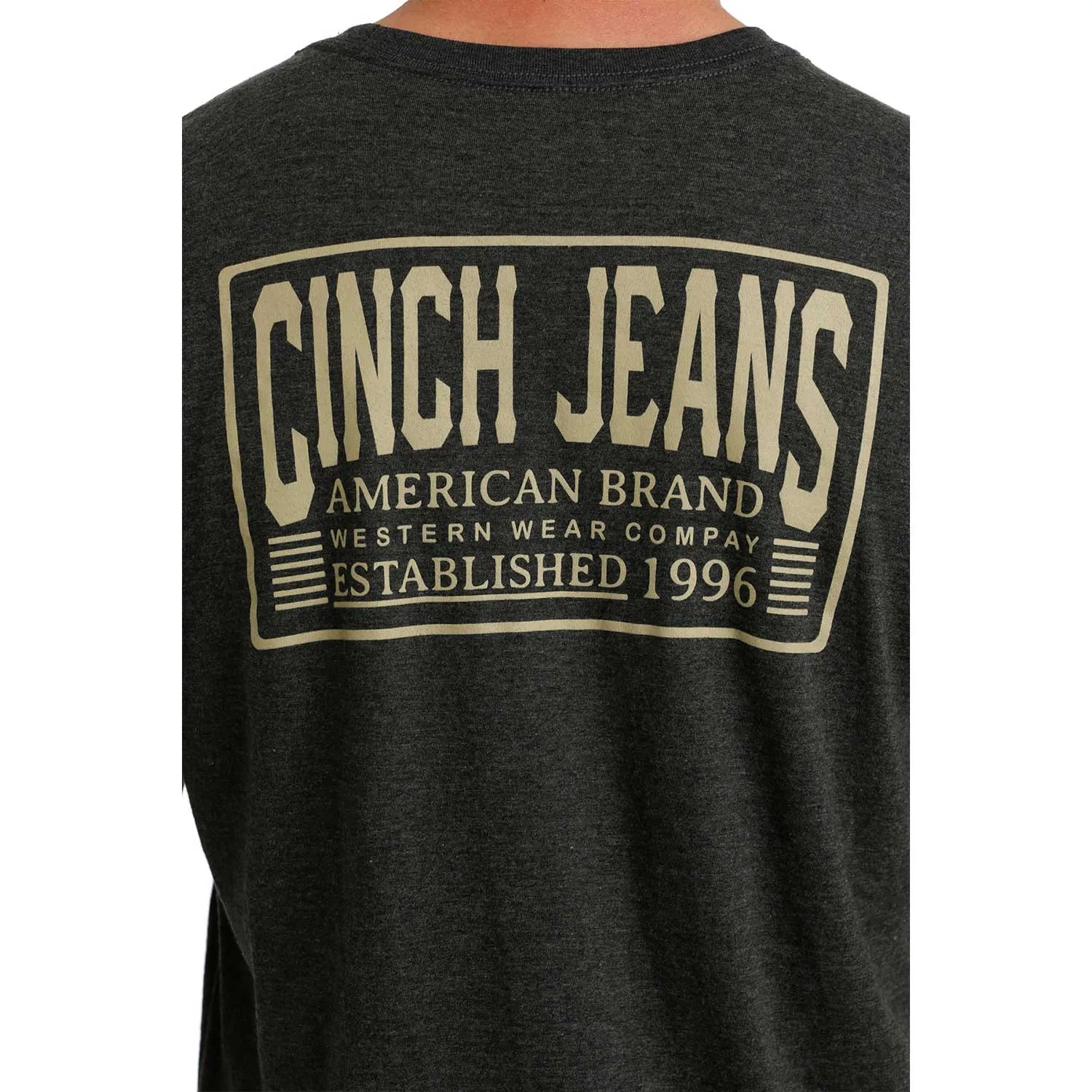 Men's Cinch Logo T-Shirt - Charcoal
