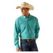 Men's Ariat Jaylin Classic Fit Shirt - Turquoise